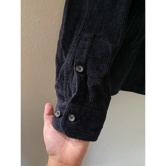 John Varvatos Black Cole Regular Fit Long Sleeve Shirt W737Y3 XXL - Picture 4 of 8